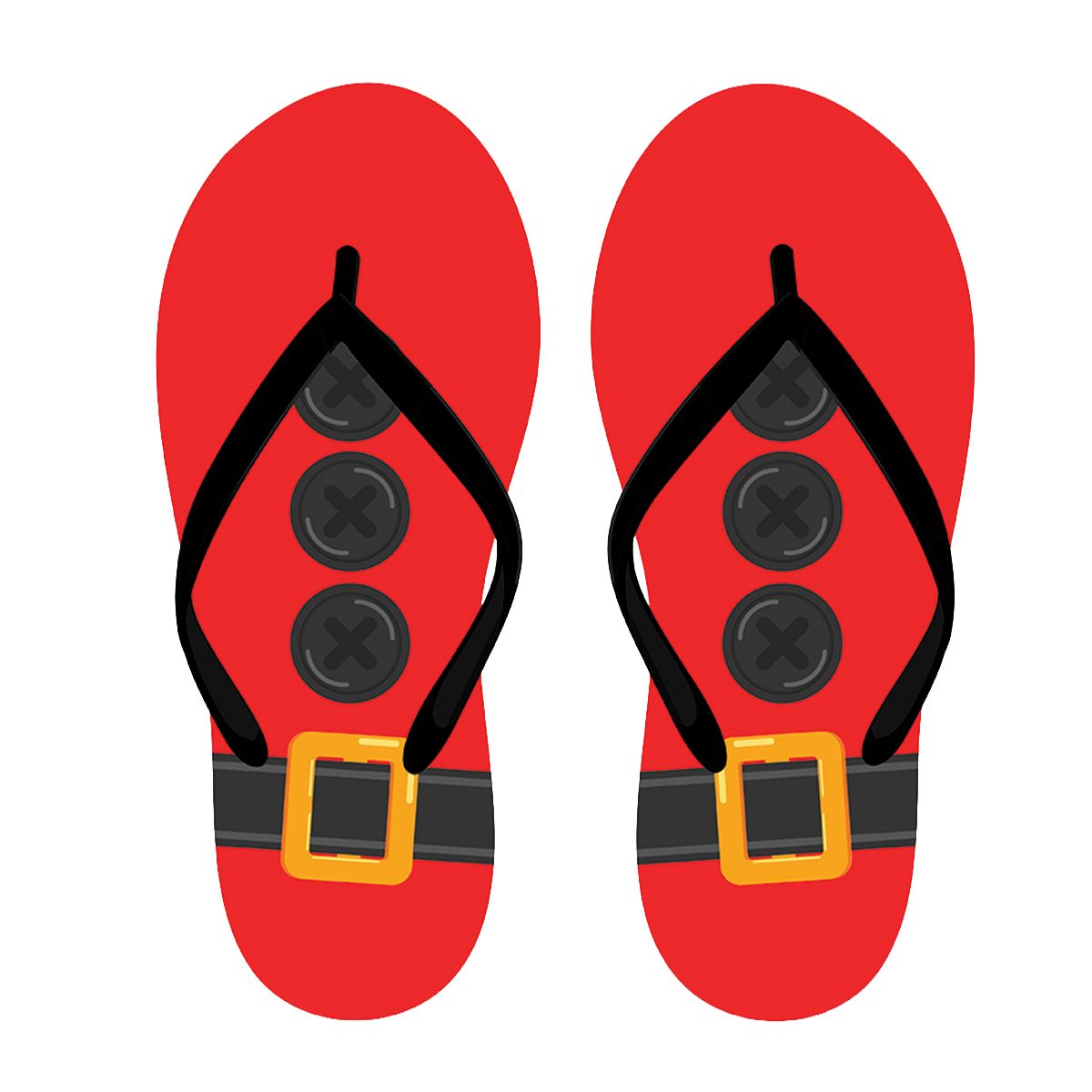 Adult Christmas Thongs - 2 Assorted Designs