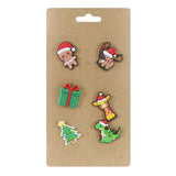 Christmas Shoe Charms 6 Pack