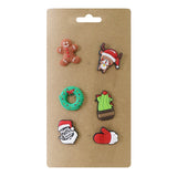 Christmas Shoe Charms 6 Pack