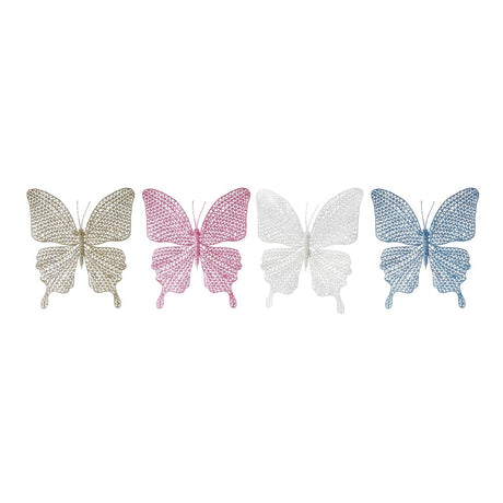 Glitter Butterfly Clip 21cm - Assorted