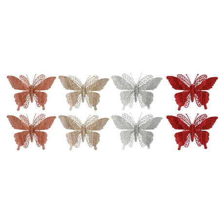 2 Pack Glitter Butterfly Clip - Assorted