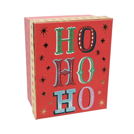 Gift Box Red Fancy Foil