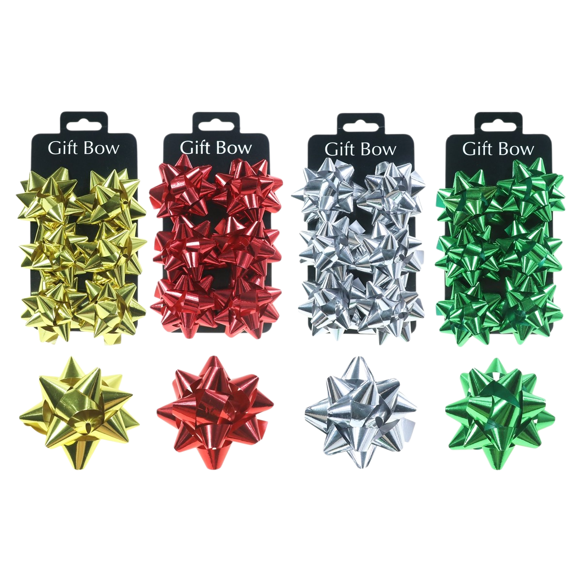 6 Pack Gift Bows - Assorted