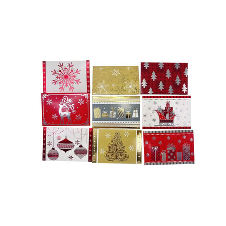30 Pack Christmas Gift Tag Cards - 3 Designs