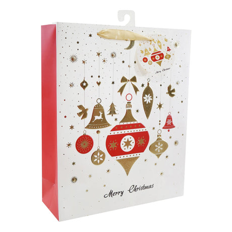 Gift Bag Large Red Cute Foil