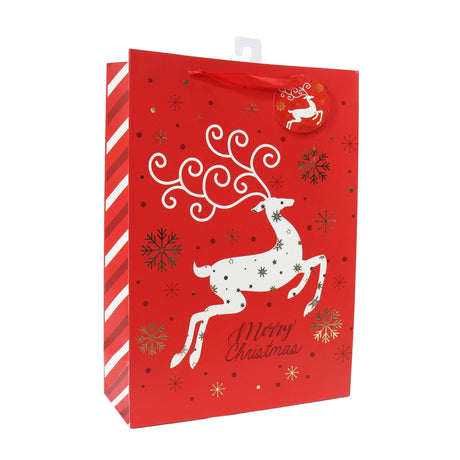 Gift Bag Extra Large Classic Red Gold