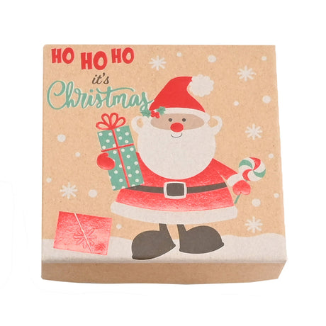 Kraft Gift Box Foil 10cm x 10cm