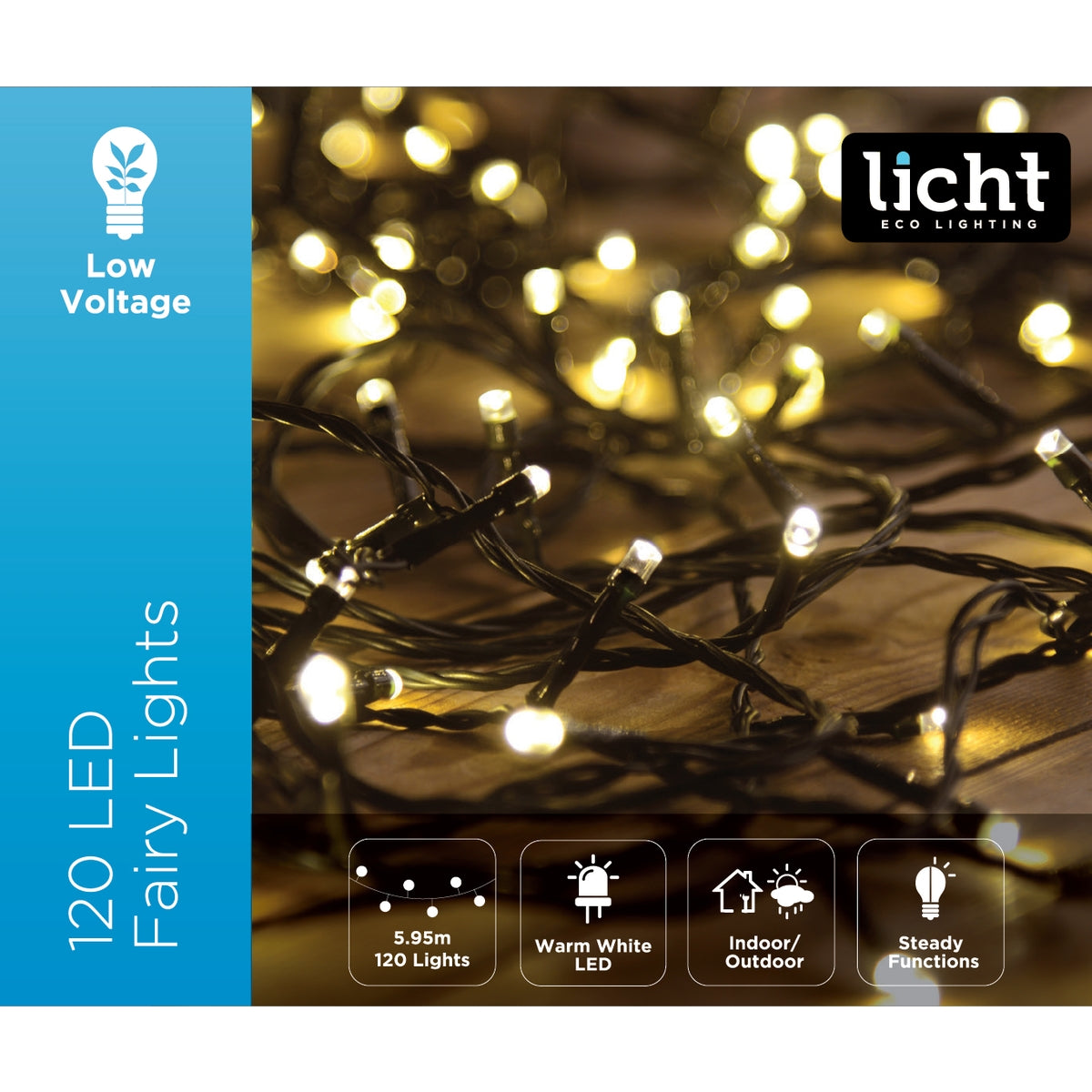 Low Volt Fairy Lights 120L Multi Warm White