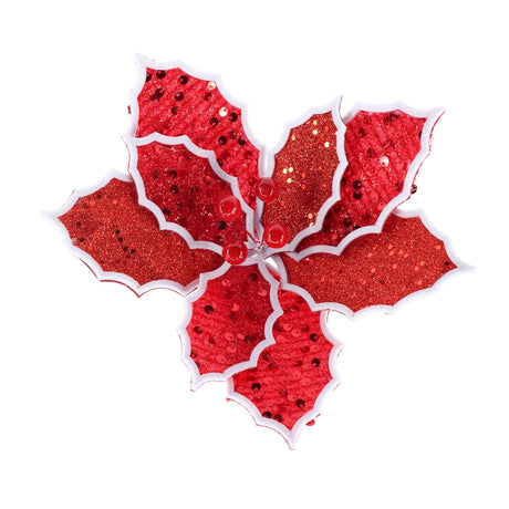 Poinsettia Glitter Sequins