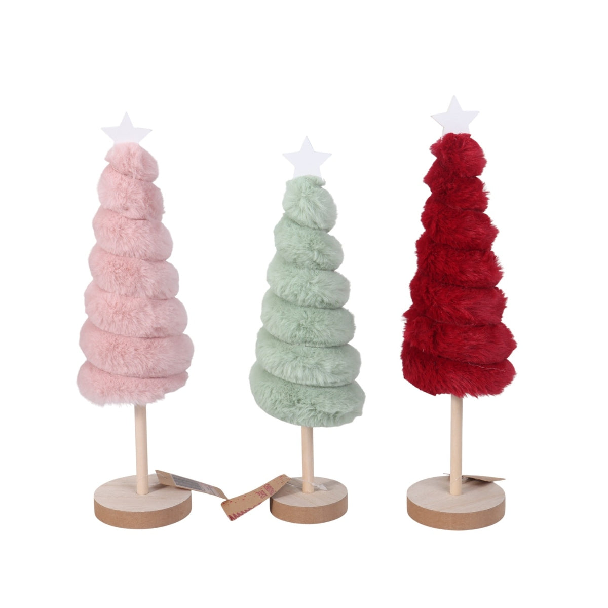 Plush Swirl Tree 3 Assorted