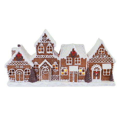 LED Gingerbread Terrace Houses