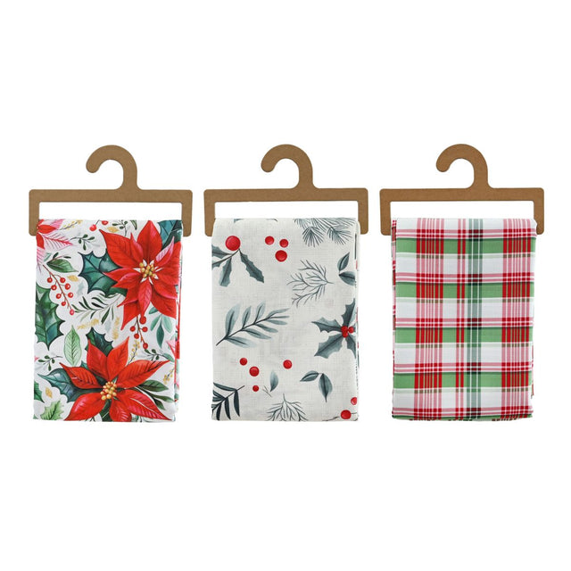 Christmas Woven Tablecloth 150 x 225cm - Assorted