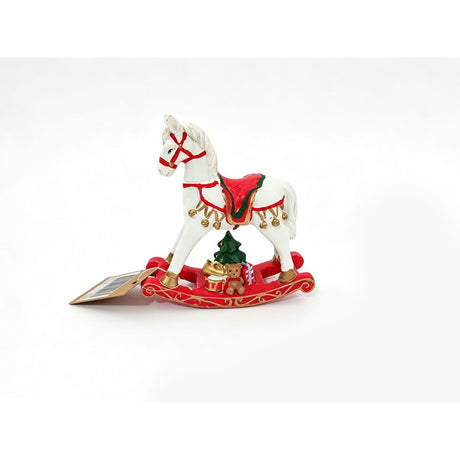 Rocking Horse Christmas Tree Ornament 12 x 4 x 13cm