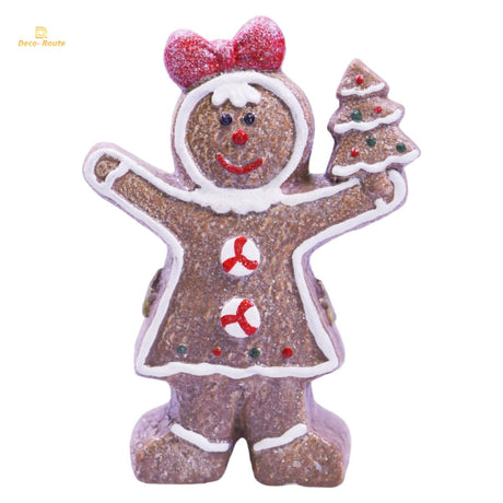 Gingerbread Girl Christmas Tree Ornament 16cm