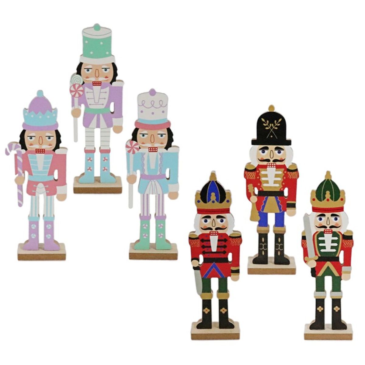 Christmas Nutcracker Tabletop Decoration 20 x 6cm - Assorted