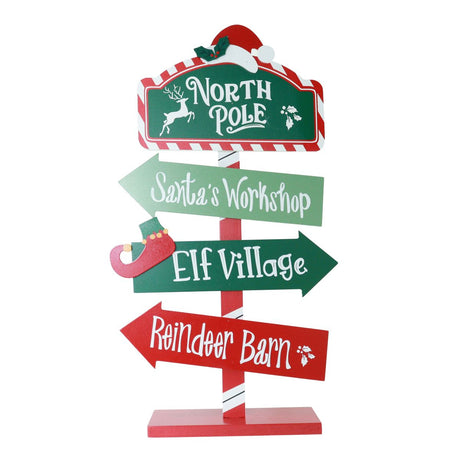 North Pole Sign Post 45cm