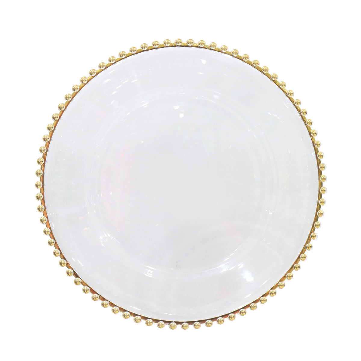 Charger Plate Beaded Edge