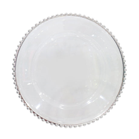 Charger Plate Beaded Edge