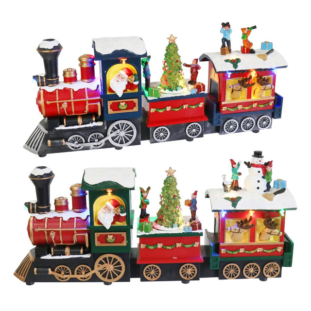 Musical Santa Express Train with LED Lights
