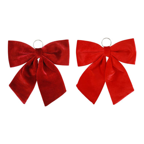Large Velvet Door Bow - Assorted