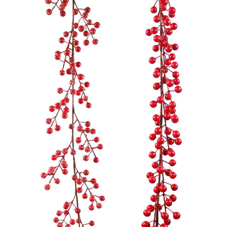 Red Berry Garland 150cm - Assorted