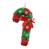 Tinsel Hanging Cane 2 Assorted