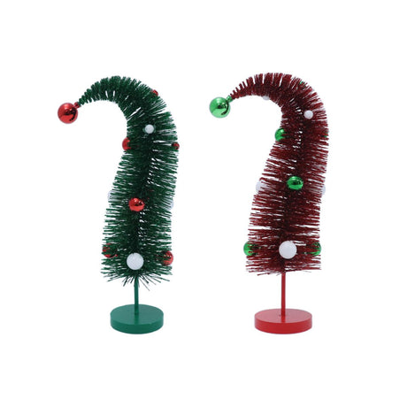 Twisty Glitter Christmas Tree 33cm - Assorted
