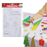 Christmas Colour-In Activity Tablecloth 137 x 244cm