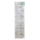 Snow Spray Stencil Sleigh Scene