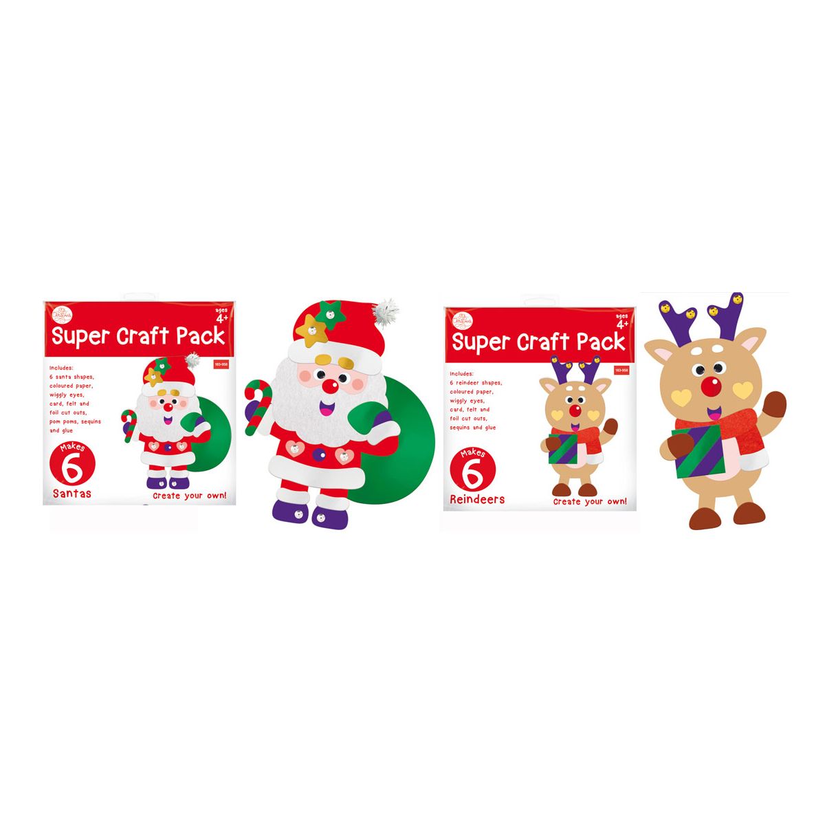 Create Your Own Christmas Character Craft Pack