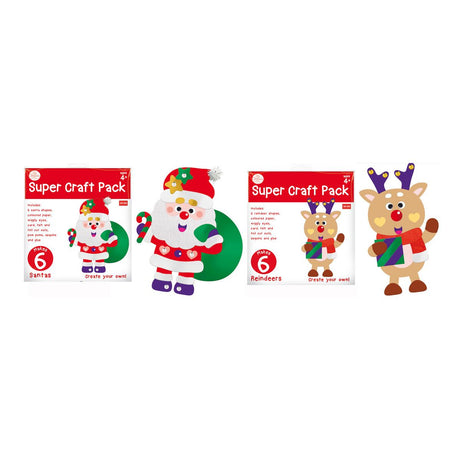 Create Your Own Christmas Character Craft Pack