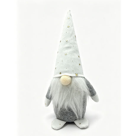 Santa Gnome 24cm - Grey & White