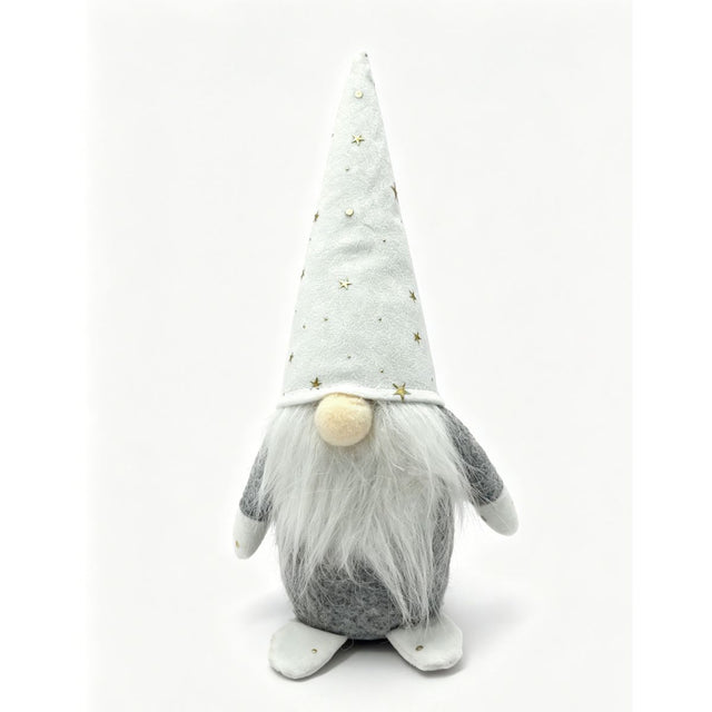 Santa Gnome 24cm - Grey & White