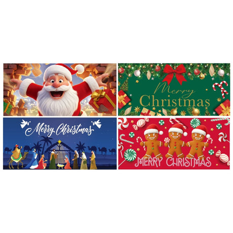 Garage Door Banner 400 x 185cm - Assorted
