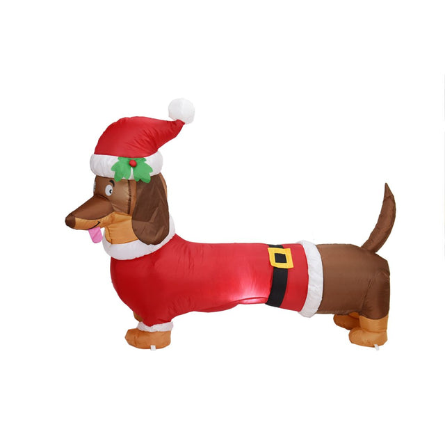 Christmas Inflatable Dachshund 155cm