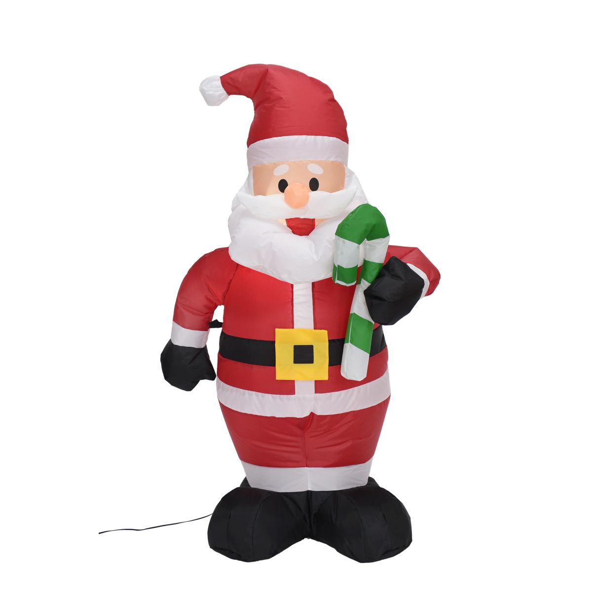 Inflatable Christmas Santa with Candy Cane 120cm