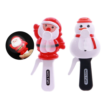 Christmas Character Mini Fan - Assorted