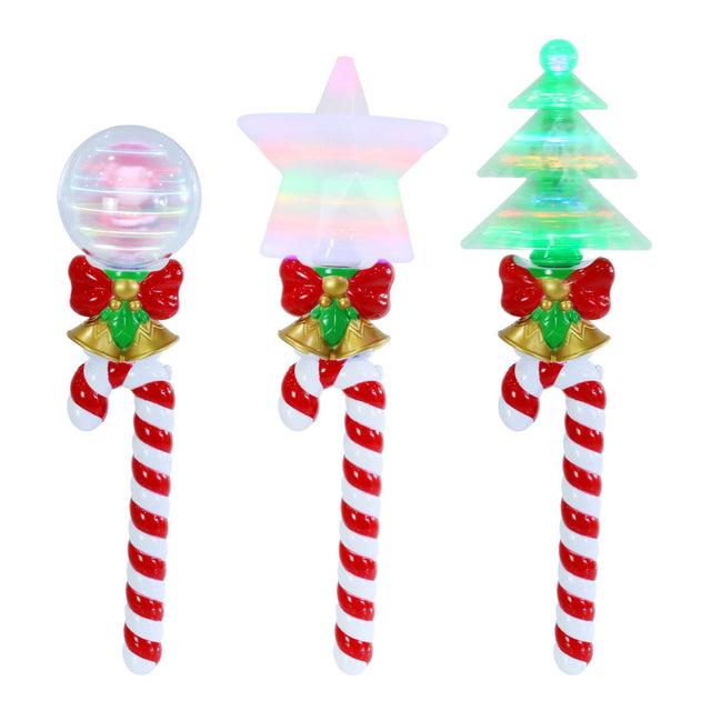 LED Candy Cane Spinner - Assorted