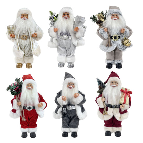 Vintage Santa Figure 30cm - Assorted