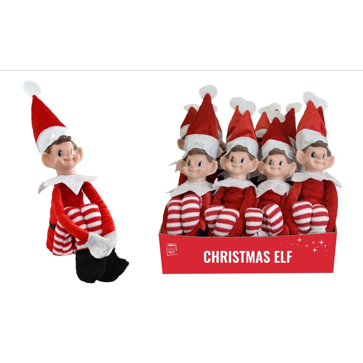 Shelf Sitting Elf 35cm