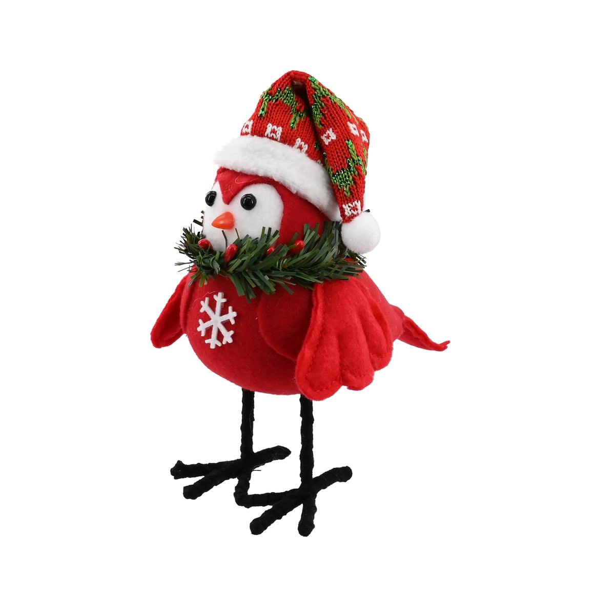 Plush Dressed Festive Bird
