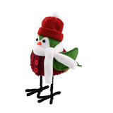 Plush Dressed Festive Bird