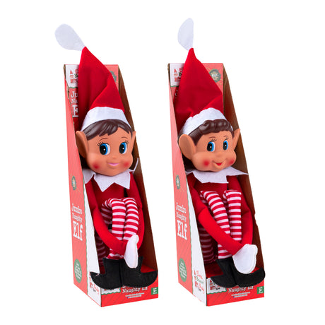 Large Christmas Elf Decoration - Assorted