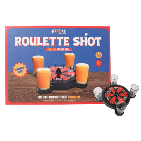 Roulette Shot Glass Game