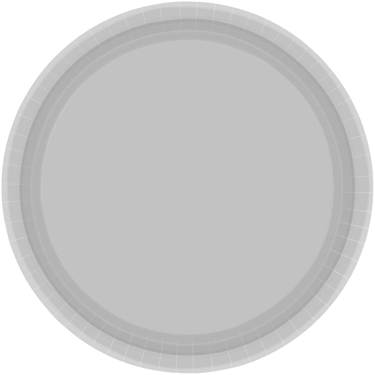 Paper Plate Silver 23cm - 20 Pack