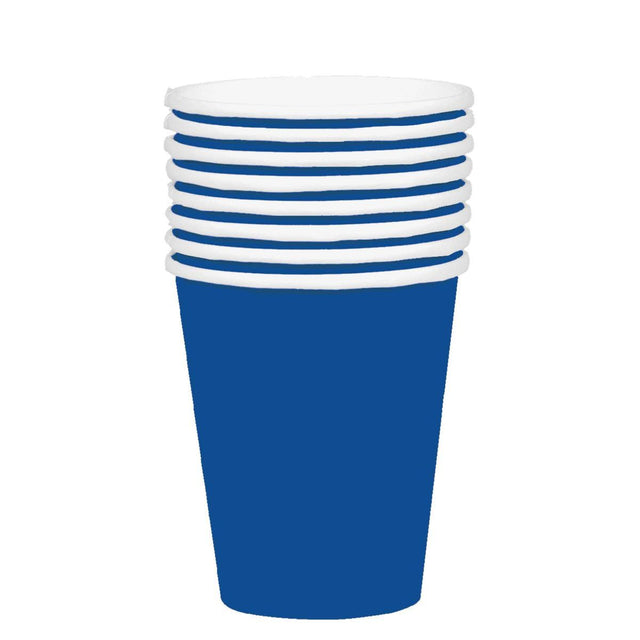 Paper Cups - Royal Blue Pk 20