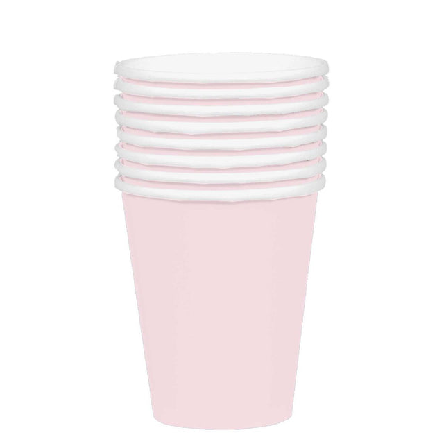 20 Pack Paper Cups 354ml - Pastel Pink