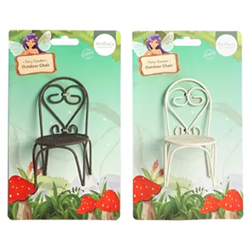 Fairy Metal Garden Chair - 2 Assorted