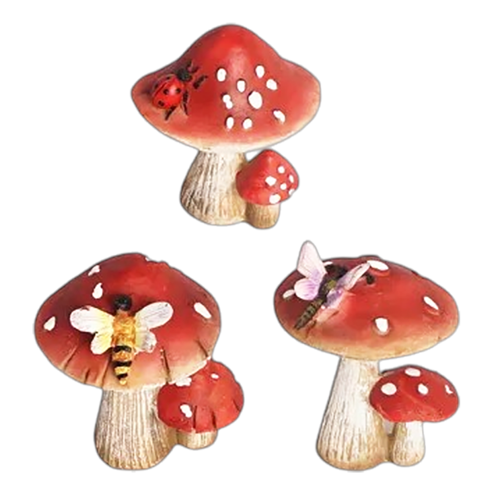 Fairy Garden Double Mushroom