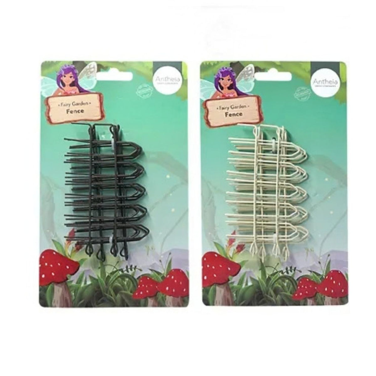 Fairy Garden Metal Fence - 2 Assorted